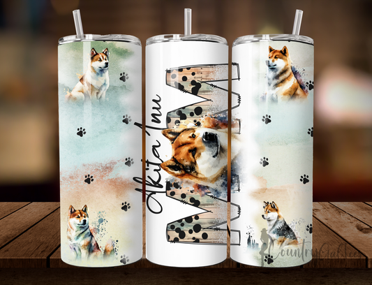 Akita Inu Mom 20oz Tumbler