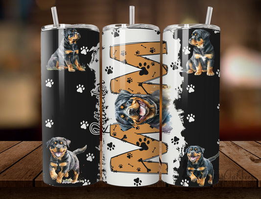 Rottweiler Mom 20oz Tumbler