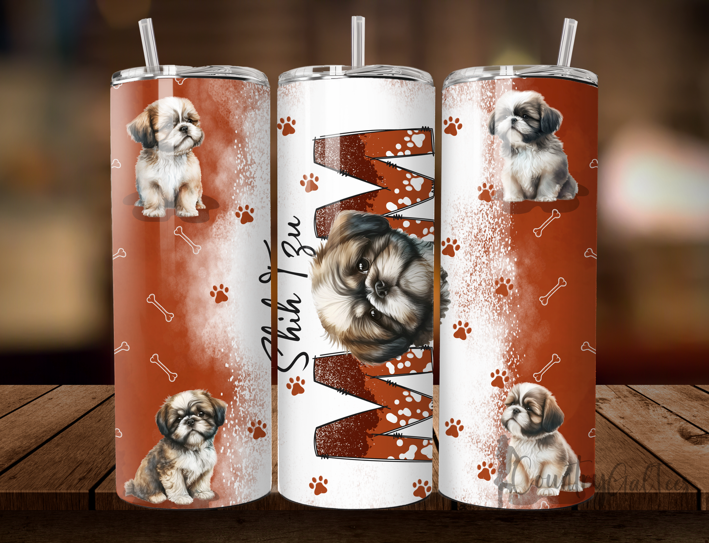 Shih Tzu Mom 20oz Tumbler